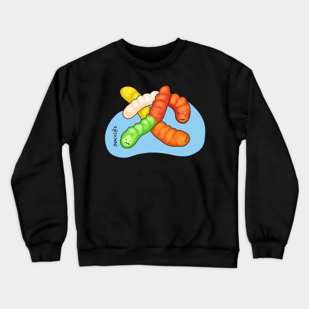 The Gummy Worm Triplets Crewneck Sweatshirt by Snacks At 3